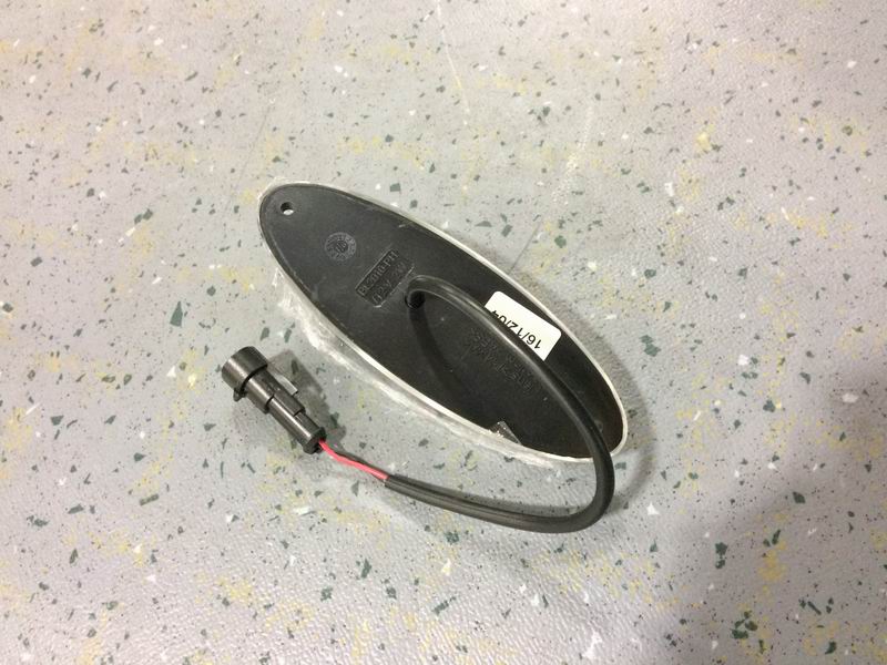 Передний профильный фонарь, форма капли воды, лампочка, болт, 12V (правая сторона)-2