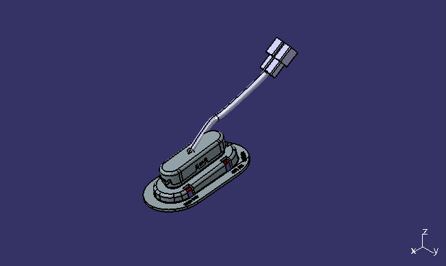 Rear profile light, WZ1834, 12V, right side