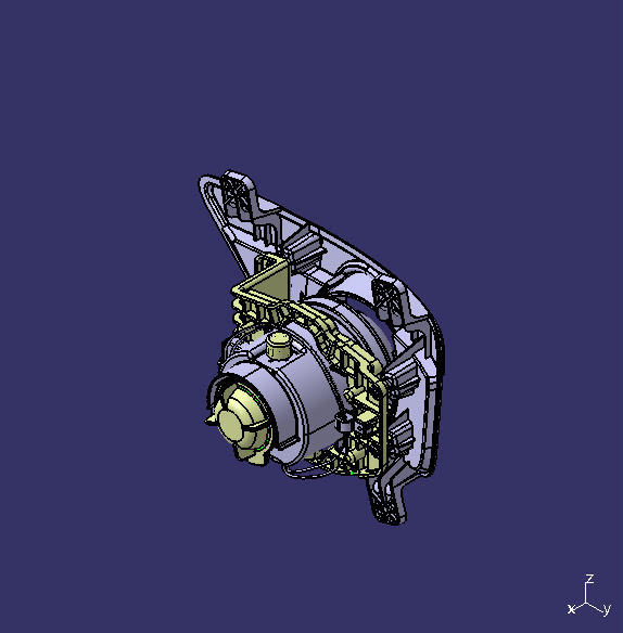 Передний противотуманный огонь, HCT80-02-P24, правая сторона, 24V