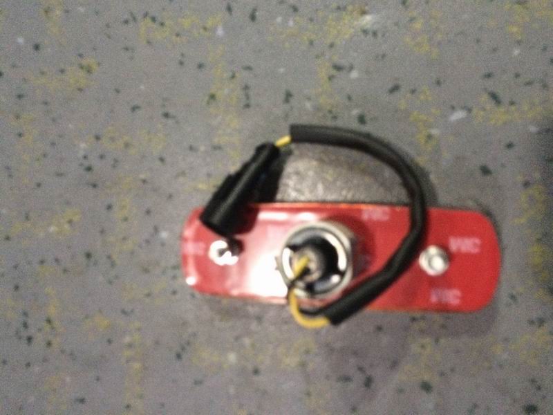 Side sign light, WG-3.126, bulb 3M glue + bolt, rectangular