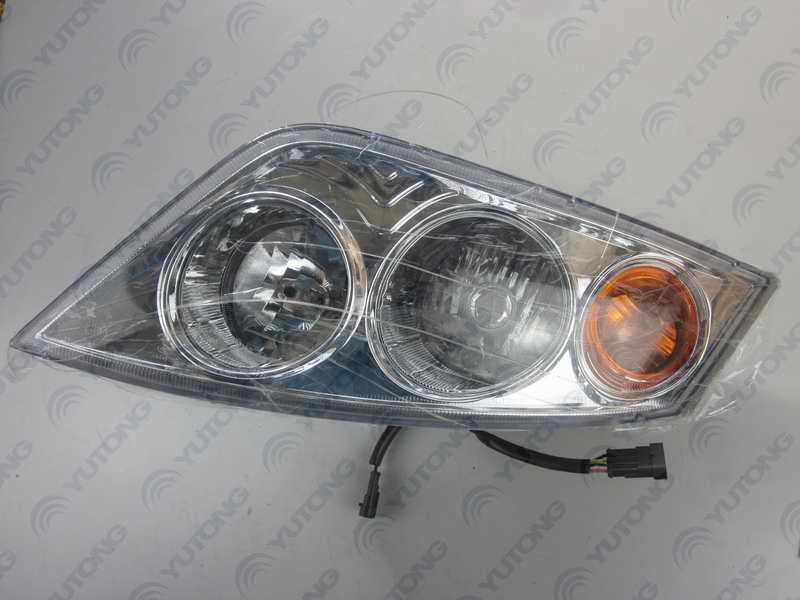 D ZK6608DA left combined headlight assembly (white background) right rudder