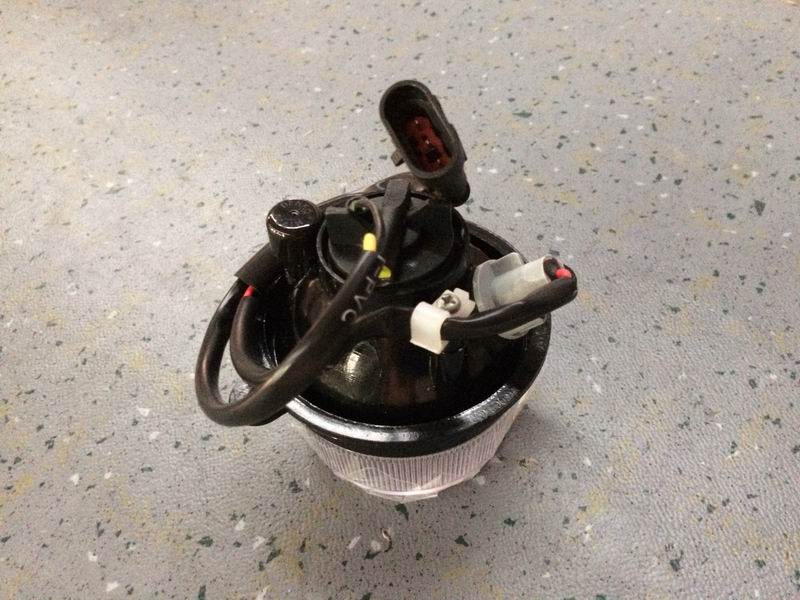 Left turn position light assembly; containing lampshade/bulb/base, etc.; new shape-2