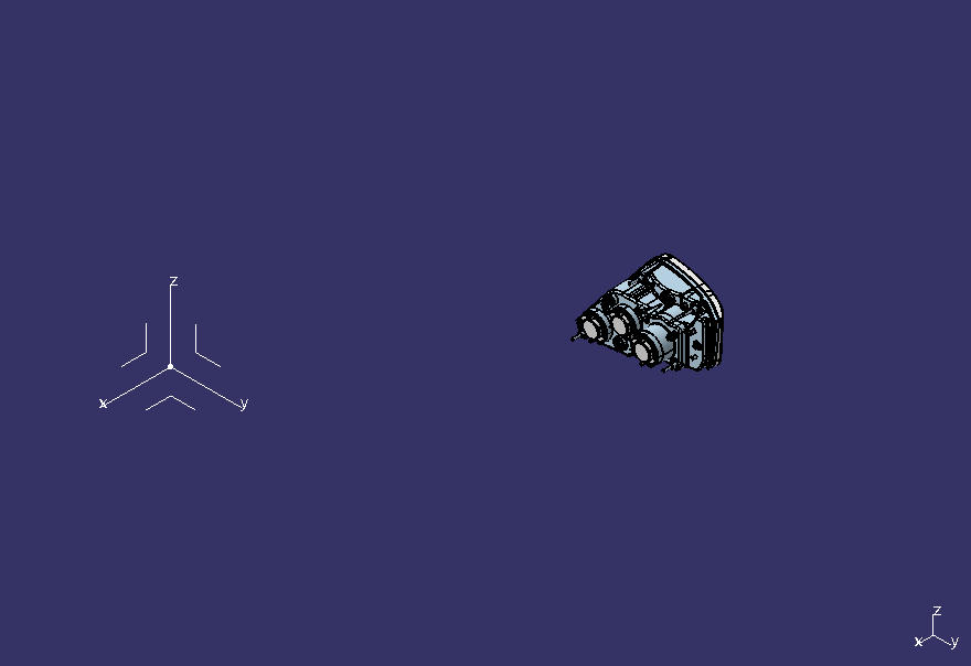 Комбинированная фара, H-QZ 580 × 300-1 , ЗК 6609D , правая сторона