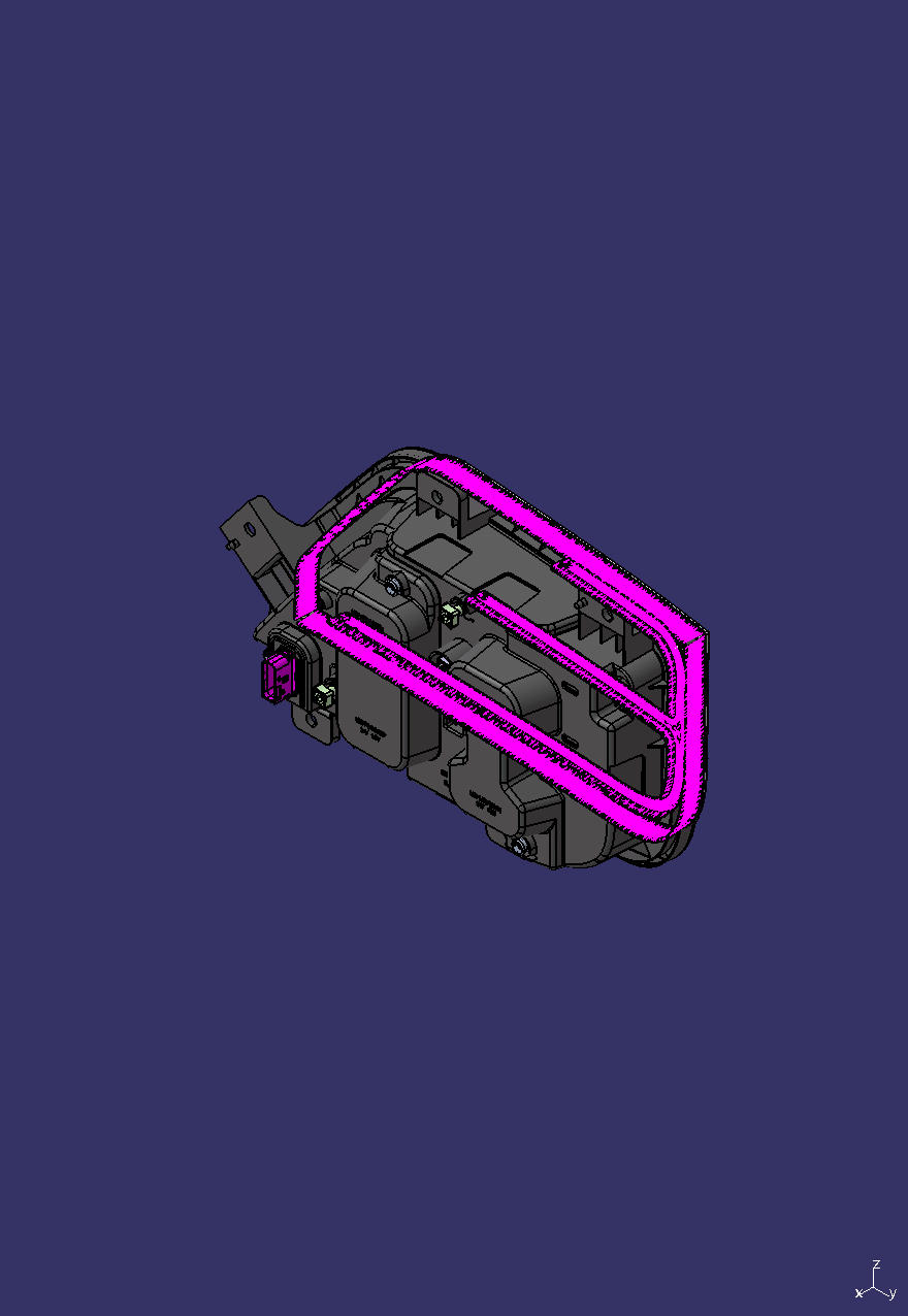 Combination headlight, QA1780, LED, right