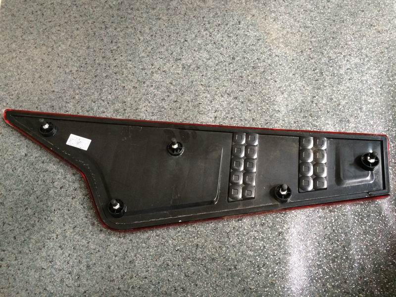 Left rear combination lamp decorative panel; with bolts; 660×188