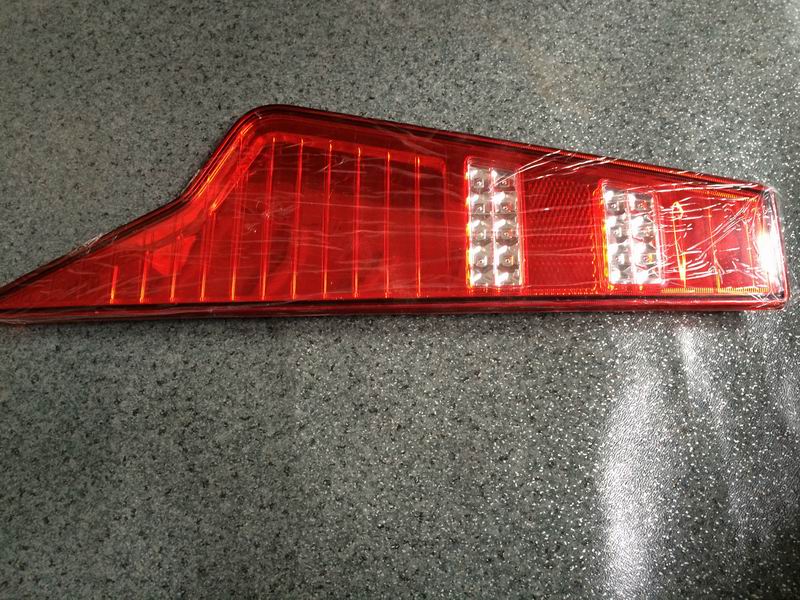 Left rear combination lamp decorative panel; with bolts; 660×188-1