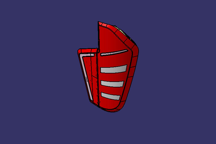 Combined rear taillight HA1512 right side