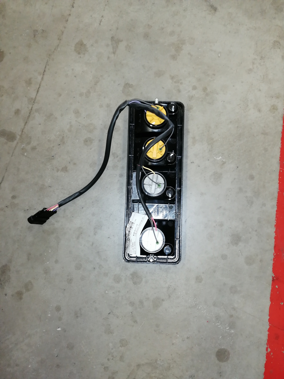 Combined rear taillights, HA1793, ZX01, left side, left rudder, 24V-1