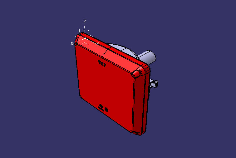 Brake light, ZD1739, light bulb, square, 24V