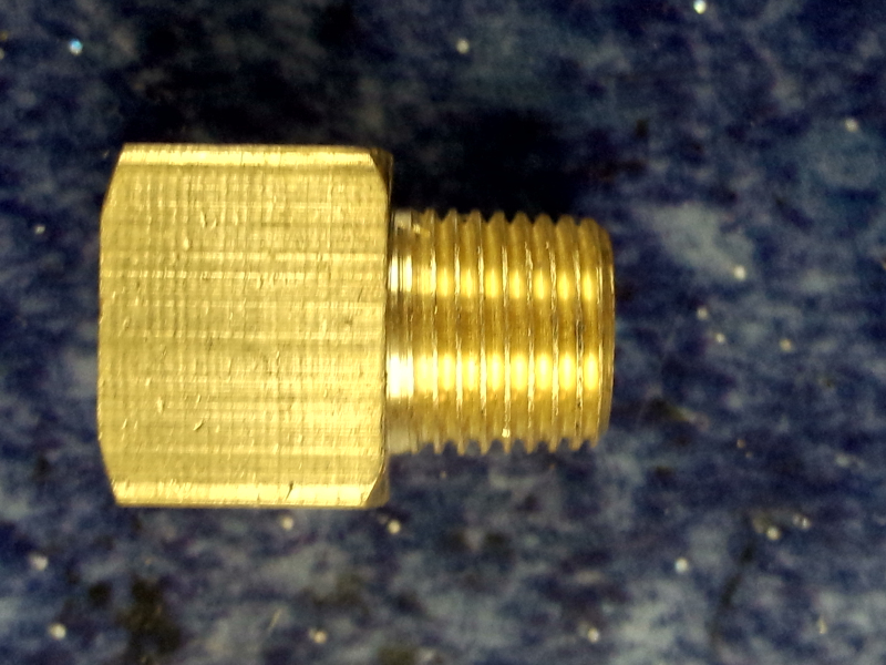 Lubricating point pipe joint; 10mm right angle joint-2