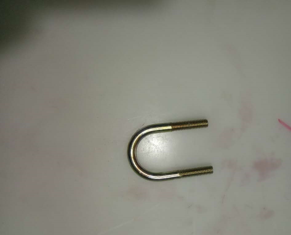 U-bolt, M6, 31.5, 34, arc top