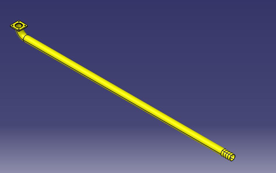 Сварка задней трубы связи (углеродистая сталь)