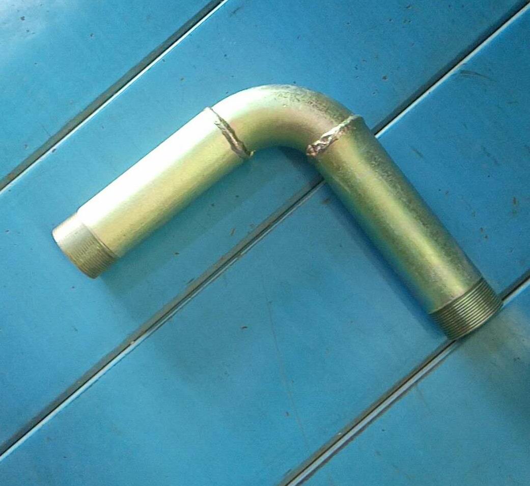Right rear sprinkler pipe welding (carbon steel)