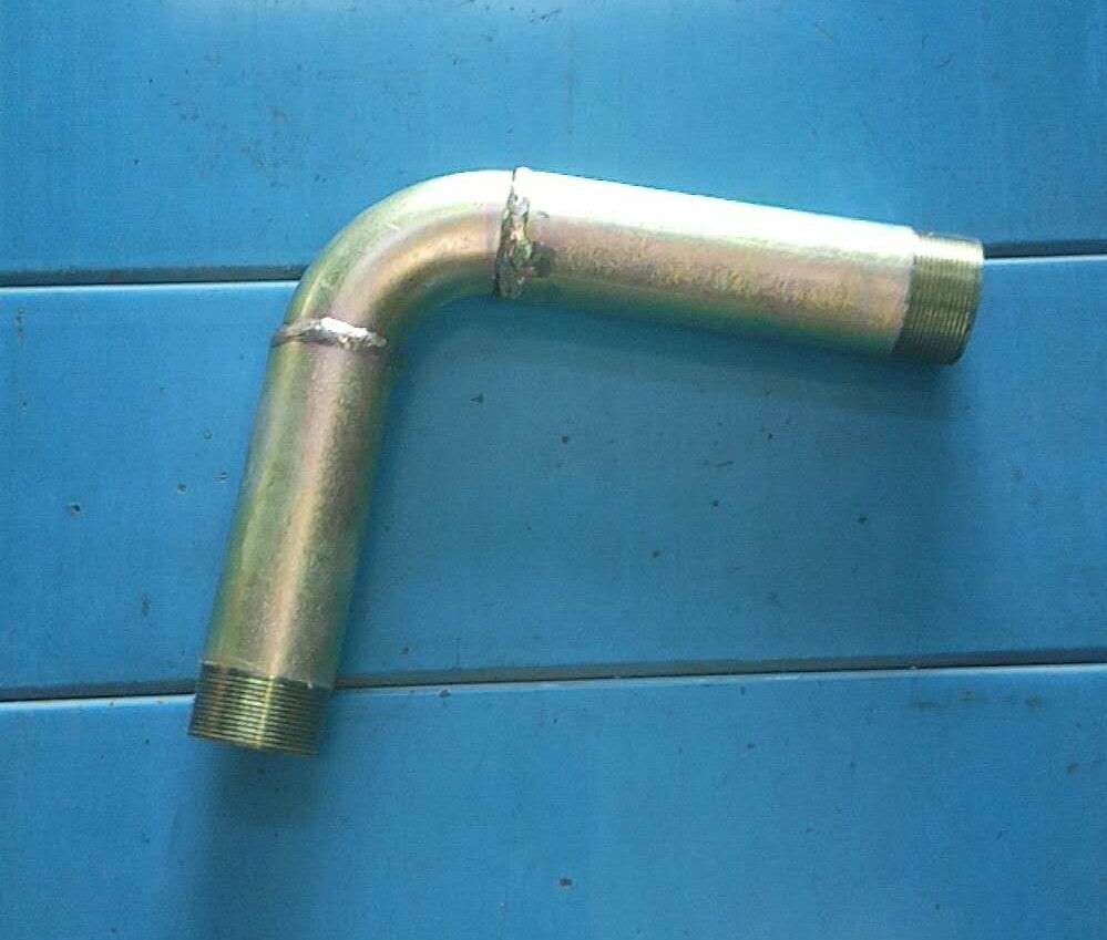 Welding of left rear sprinkler pipe (carbon steel)