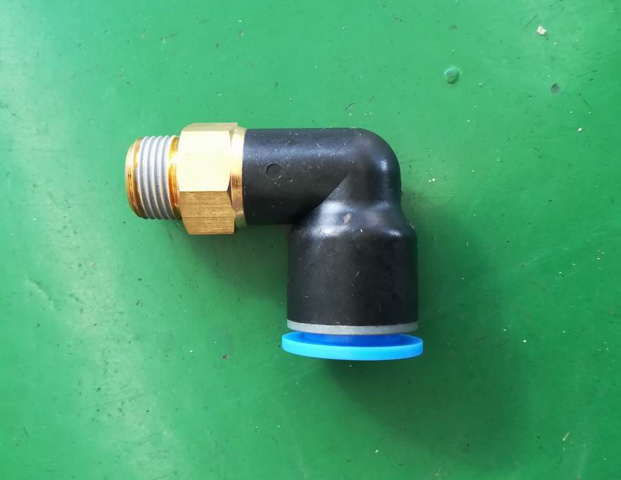 Quick change joint, right angle quick joint for φ16 (thread 3/8) pipe