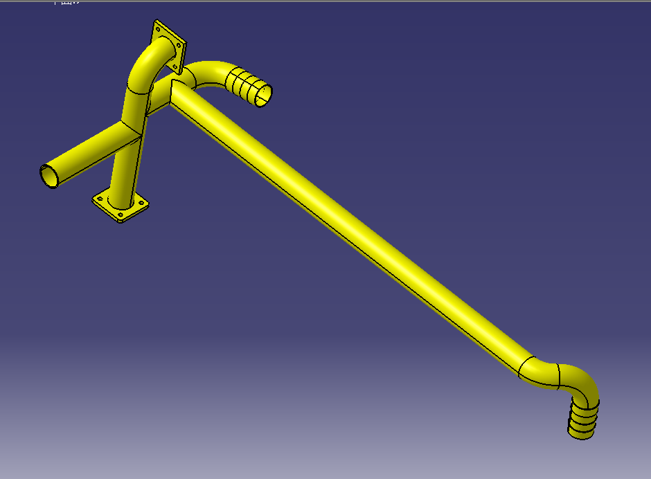 Front connecting pipe welding-1