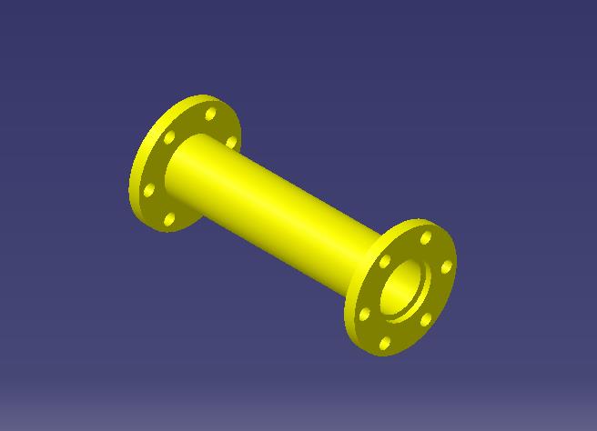 Medium spray connection pipe welding (carbon steel)