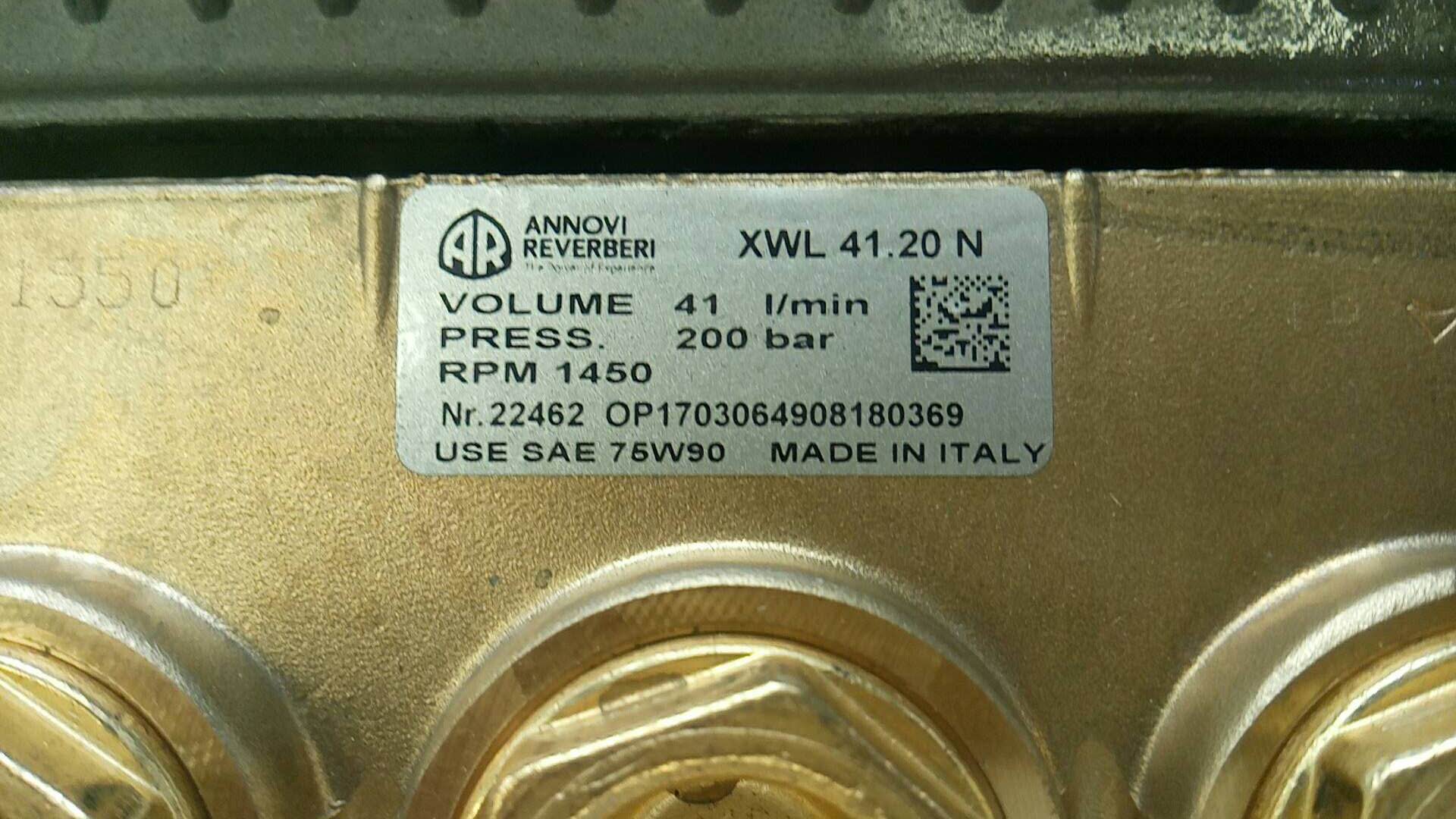 Aire high-pressure water pump XWL 41.20N-1