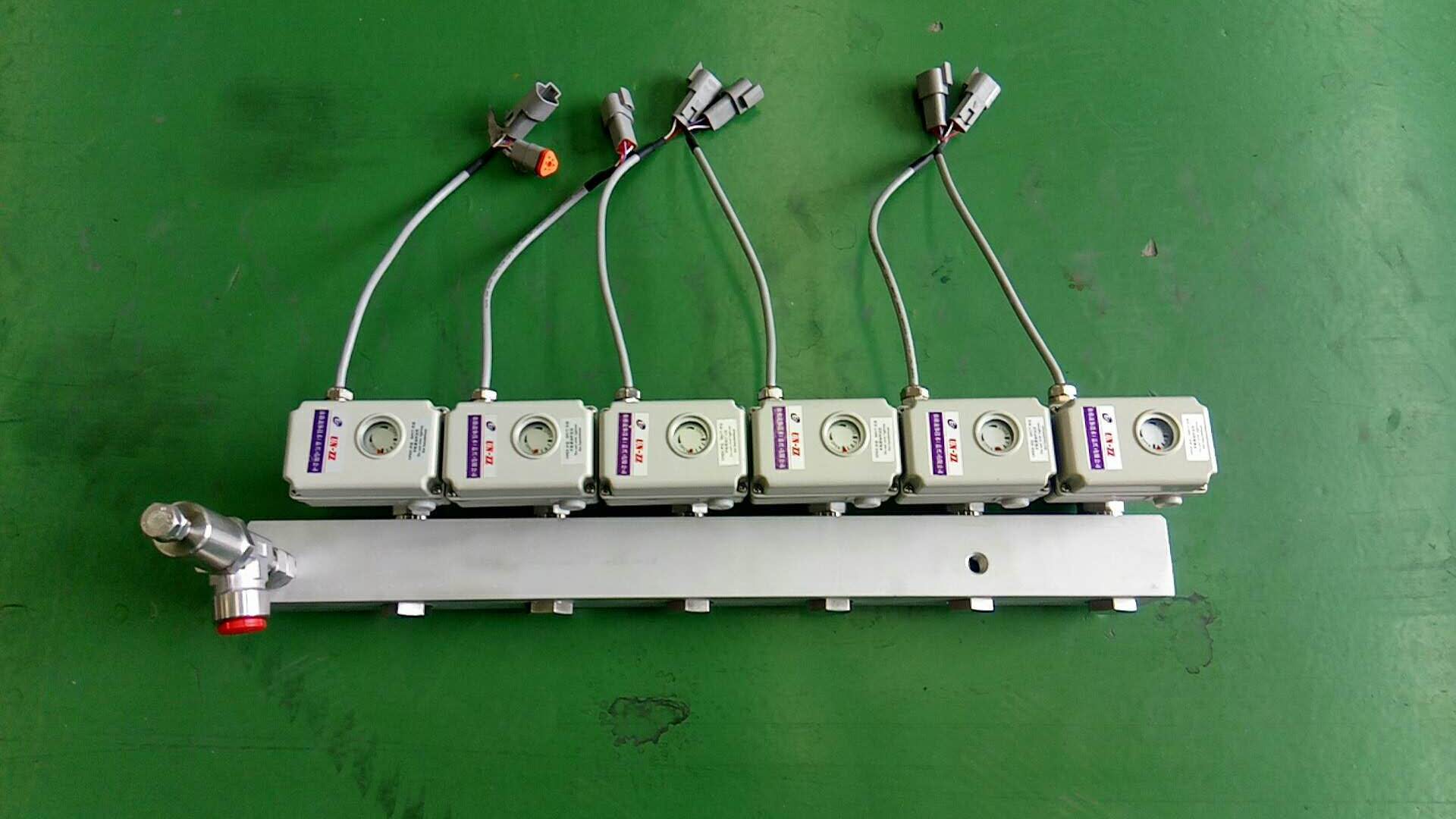 Electrically controlled diverter valve set