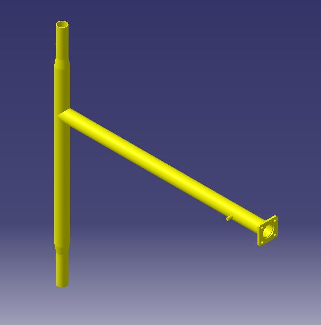 Сварка переднего спринклерного патрубка (углеродистая сталь)