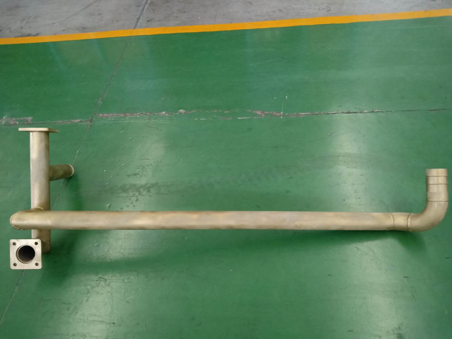 Front connecting pipe welding (carbon steel)