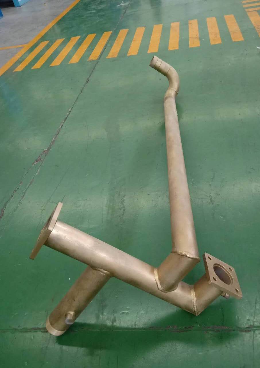 Front connecting pipe welding (carbon steel)-1