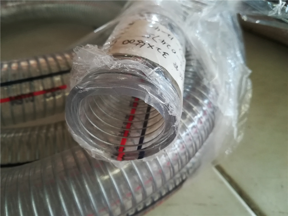 Transparent wire wrapped wire pipe (inner diameter 32X5500)-1