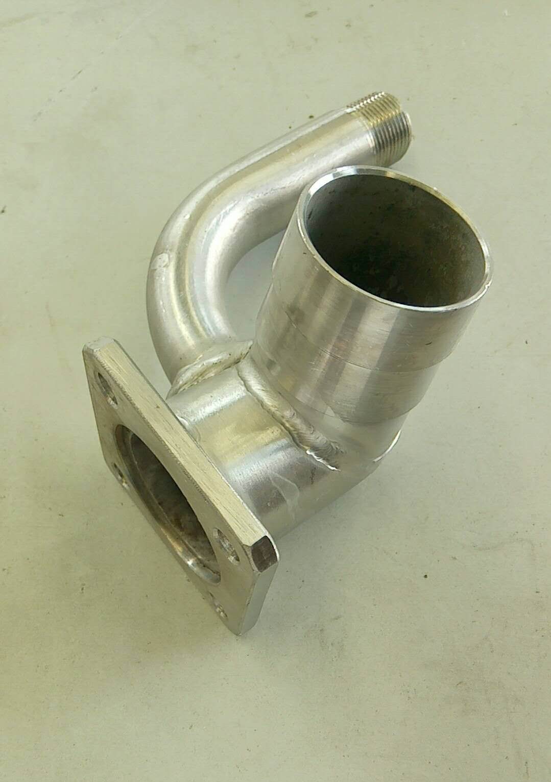 Exhaust elbow welding