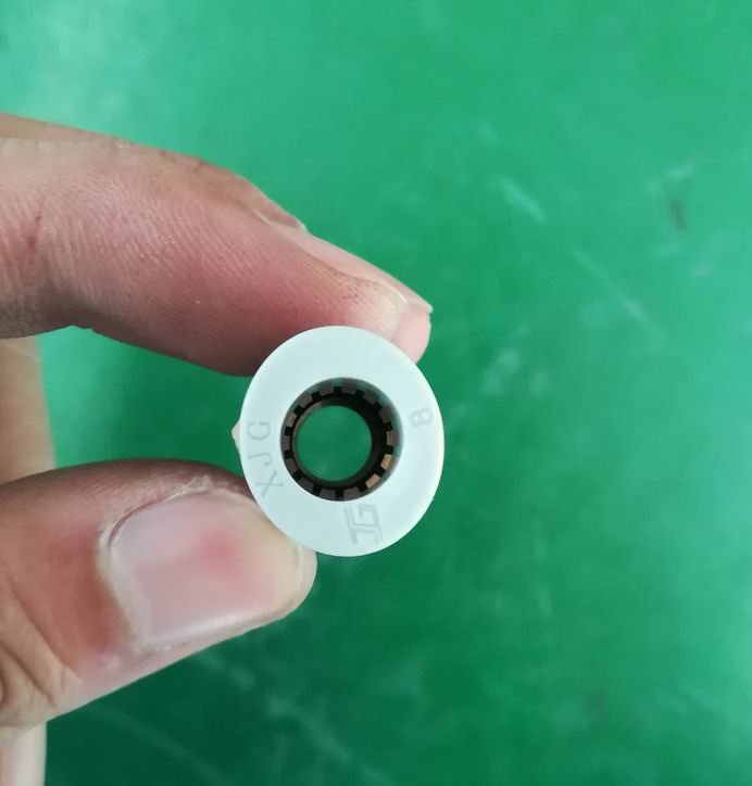 Pneumatic quick plug connector, straight through meter connector, PCF8-01-2
