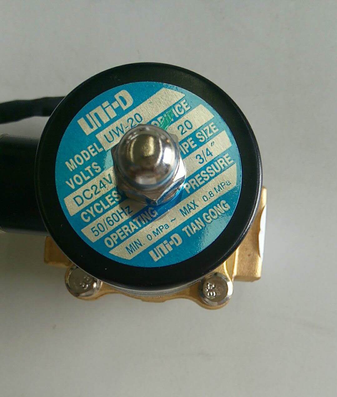 2W160-20-DC24V электромагнитный клапан воды-1