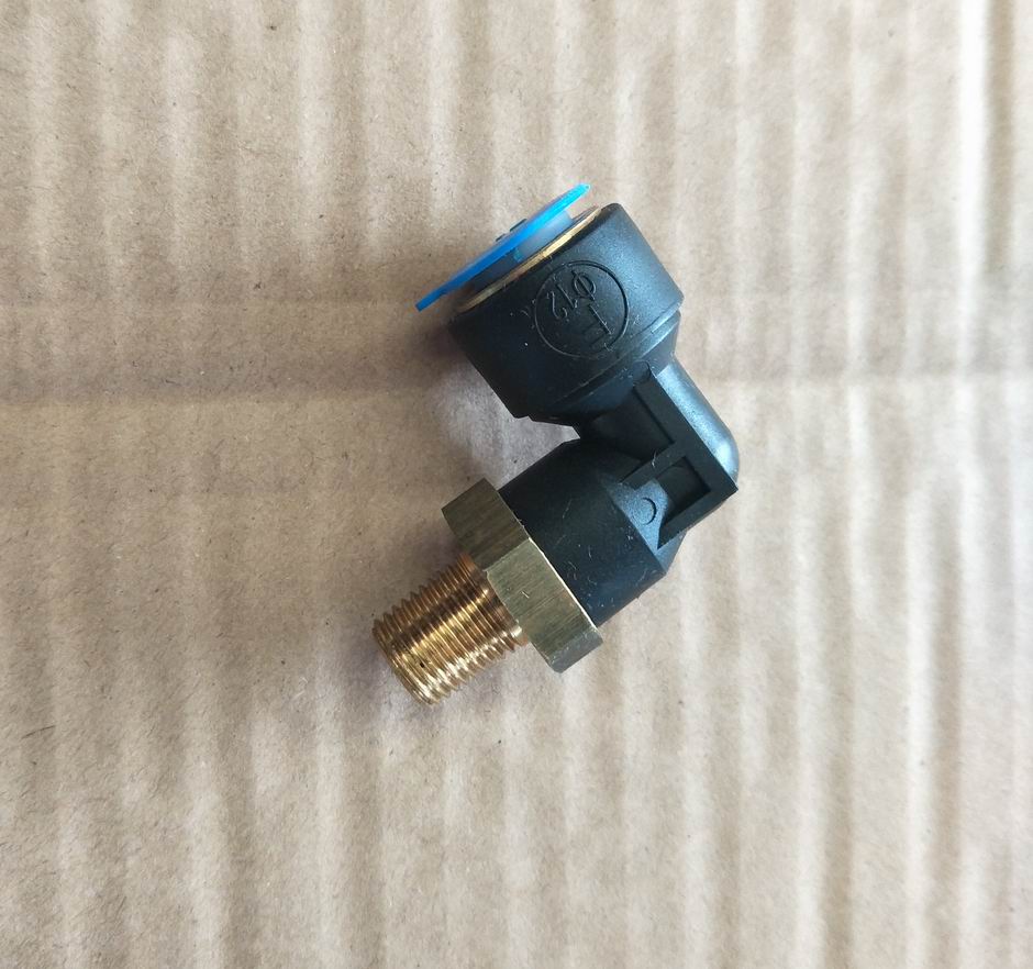 ∮12 (1/4th thread) for right angle quick connector