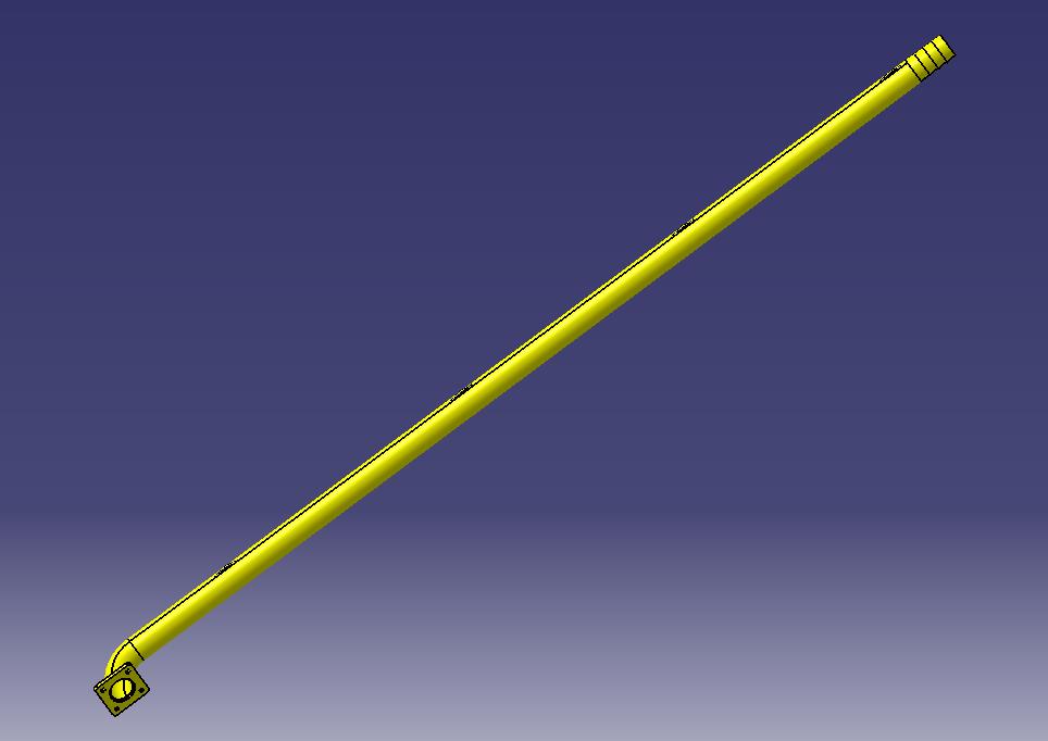 Rear communication pipe welding (carbon steel)