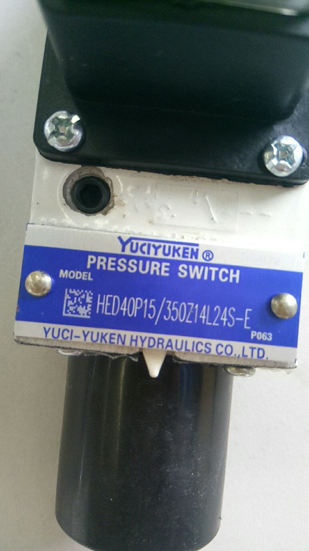Pressure relay HED40P15/315Z14L24S-E-1