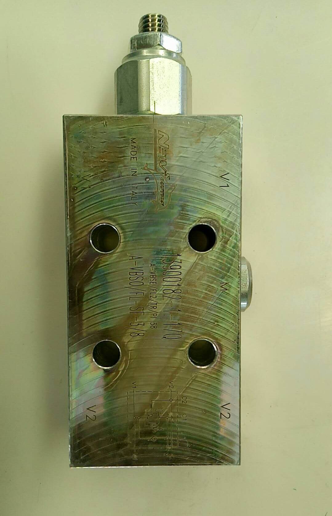 Cylinder plate type one-way balance valve-F-60-4-A-1