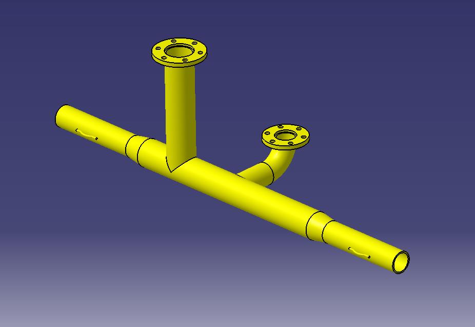 Сварка задней водопроводной трубы (углеродистая сталь)