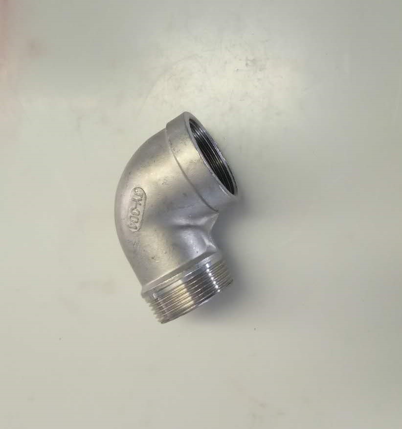 Inner and outer wire elbow DN40