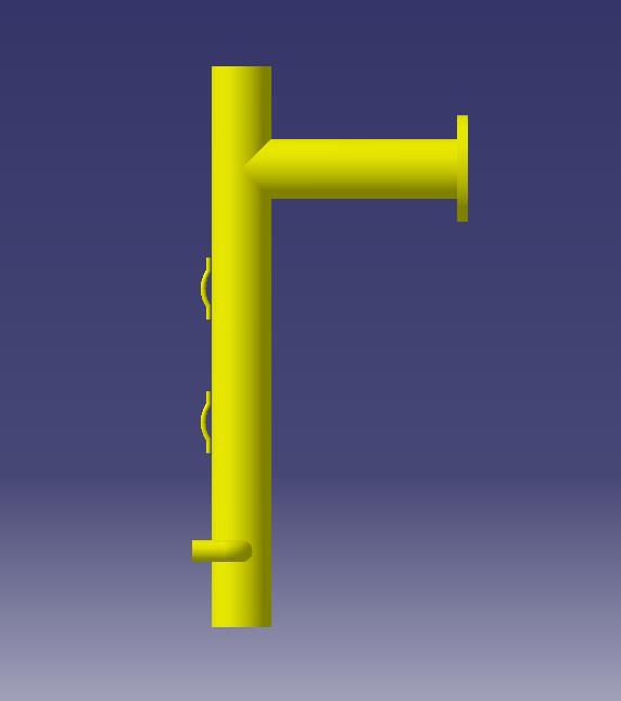 Front water pipe welding (carbon steel)-1