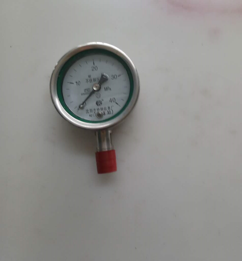 YTNF-60*40 stainless steel shock-resistant pressure gauge (Z1/4)