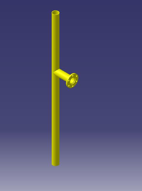 Front water pipe welding (carbon steel)