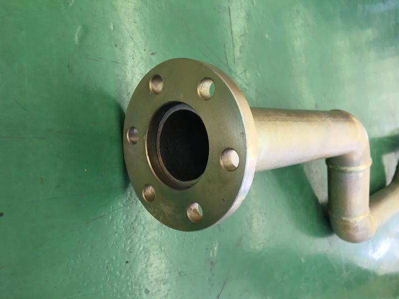 Front lower water inlet pipe welding (carbon steel)-1