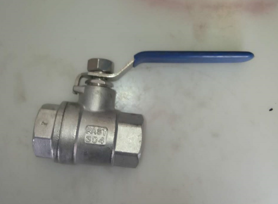 DN20 high pressure stainless steel ball valve (handle)