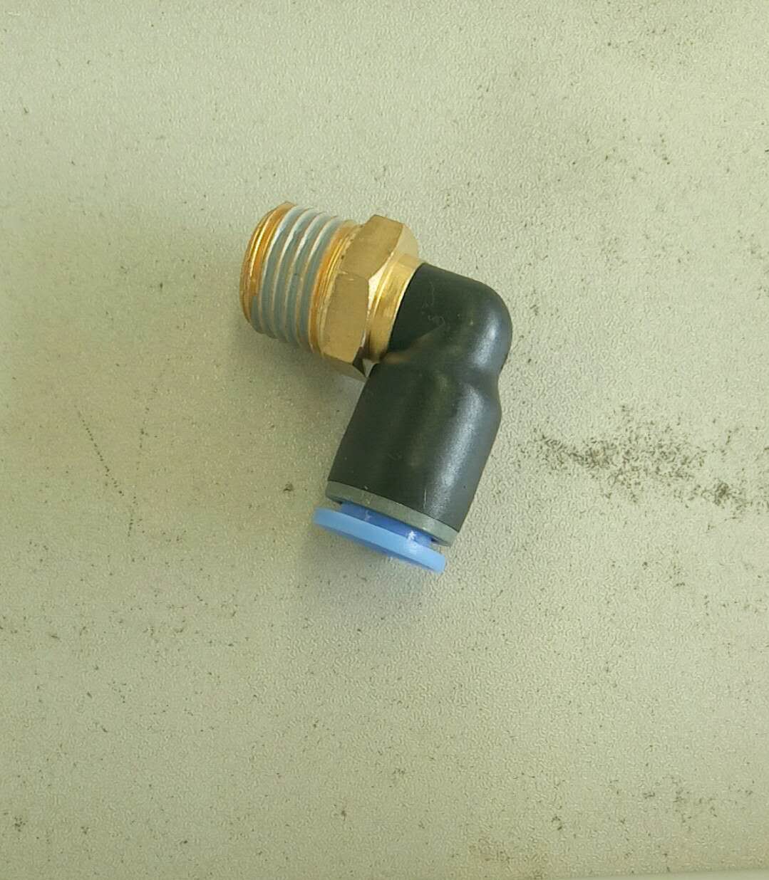 Pneumatic quick plug connector, right angle terminal, PL8-02-1
