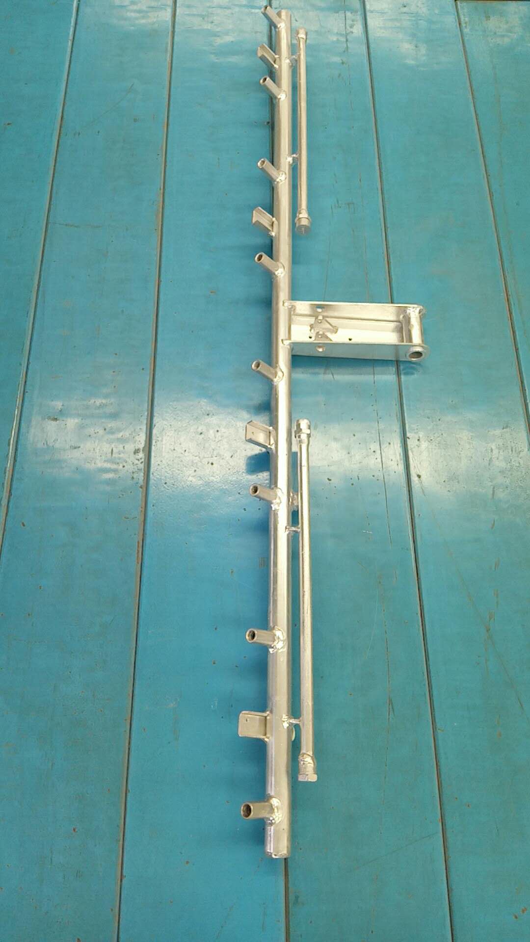 Front spray rack welding