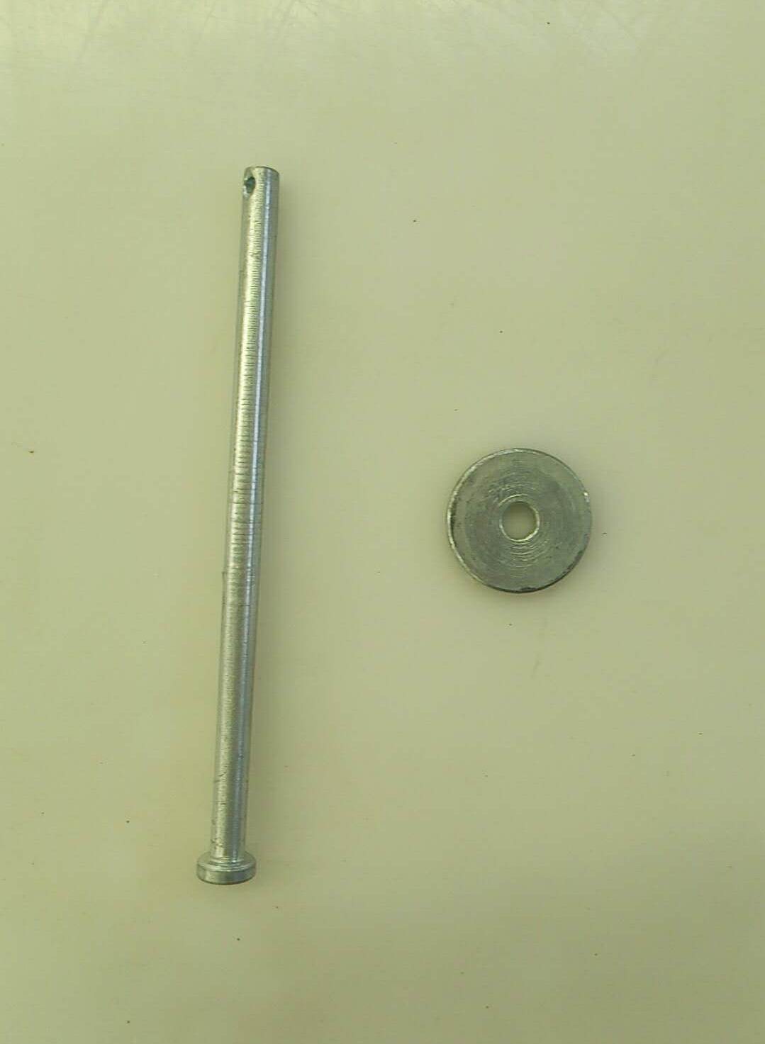 Up and down rotating push rod lower pin shaft