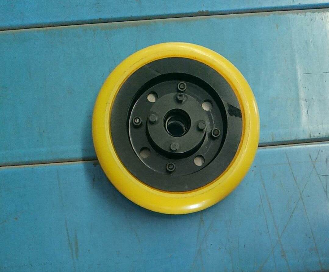 Casters (outer diameter 230, yellow polyurethane carcass)