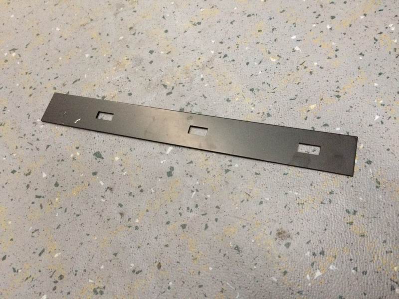 Fender rubber press plate (flat plate type), 260*50*1.5
