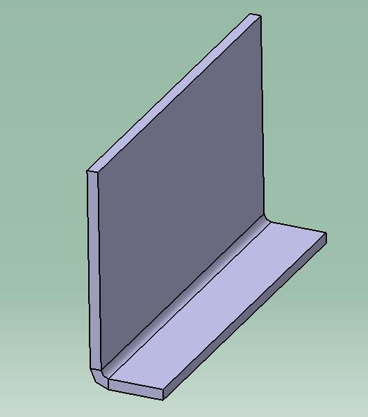 L-shaped straight parts L=50