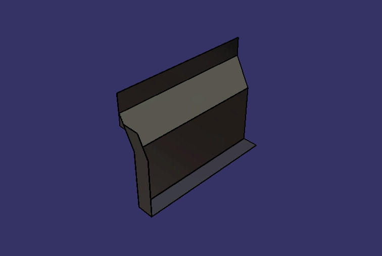 Wheel cover seal, L=380