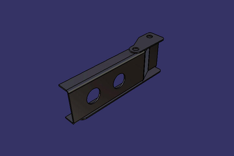 Lower beam bracket