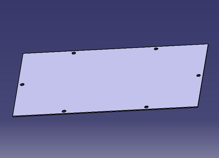 Driving area sealing plate, 6799H, right front headlight maintenance port cover,